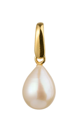 Uma - Pearl drop necklace pendant gold