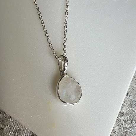 Silver chain round link