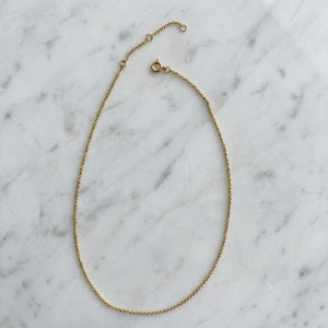 Maeve - gold-plated necklace 40-46 cm round link