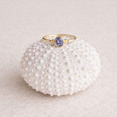Vive - ring gold with tanzanite gemstone