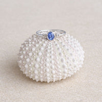 Vive - silver ring with tanzanite gemstone