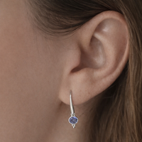 Vive - Tanzanite silver earrings