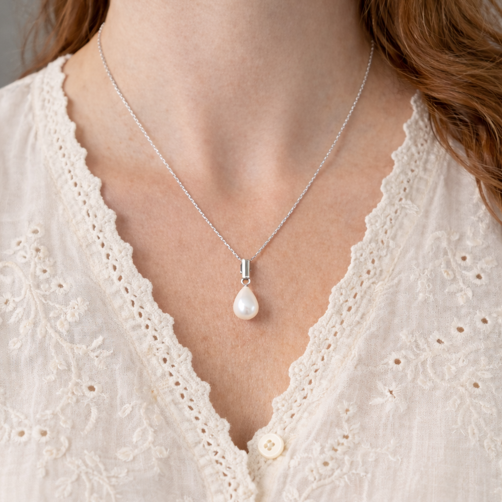 Maeve - 925 sterling silver necklace 40-46 cm round link
