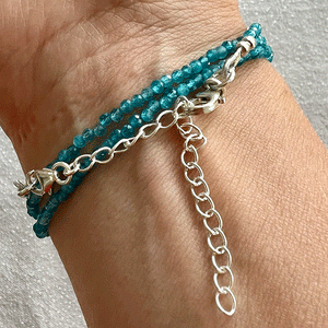 Sia - turquoise necklace 41 cm